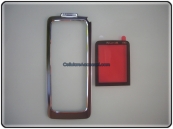 Cover Nokia E90 Anteriore Grigia ORIGINALE