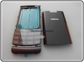 Cover Nokia X3-02 Touch and Type Cover Dark Metal ORIGINALE