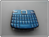 Tastiera Nokia C3 Tastiera QWERTY Blu ORIGINALE