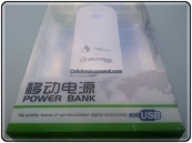 Power Bank 5600 mAh Caricabatteria Portatile Celeste Bilitong