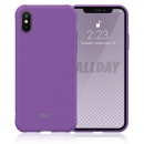 Custodia Roar iPhone X iPhone Xs jelly case purple ORIGINALE