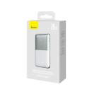 Baseus power bank 10000 mAh 20W bipow Pro con display white