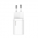 Baseus caricabatteria USB-C 25W super-si quick charger white