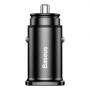 Baseus caricabatteria auto 30W 2 porte USB black