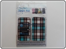 Skin Cover Iphone 3G 3GS Plaid Blu